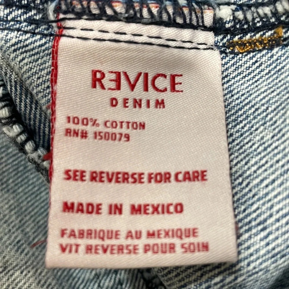 NWT Revice Mixtape / 2000’s Fold Over Waist Stone Washed Denim Jeans 29 - Picture 10 of 16